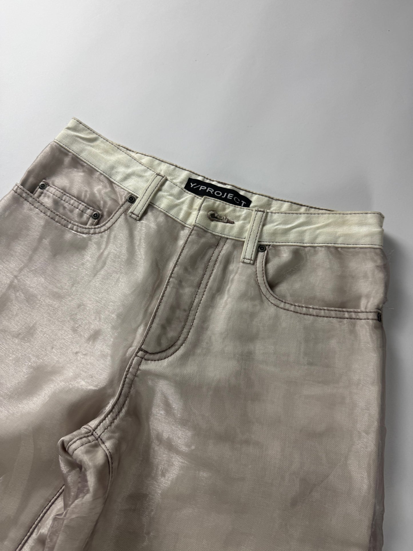 Y/Project Sample Illusion Translucent Organza Pants FW 2018 - S