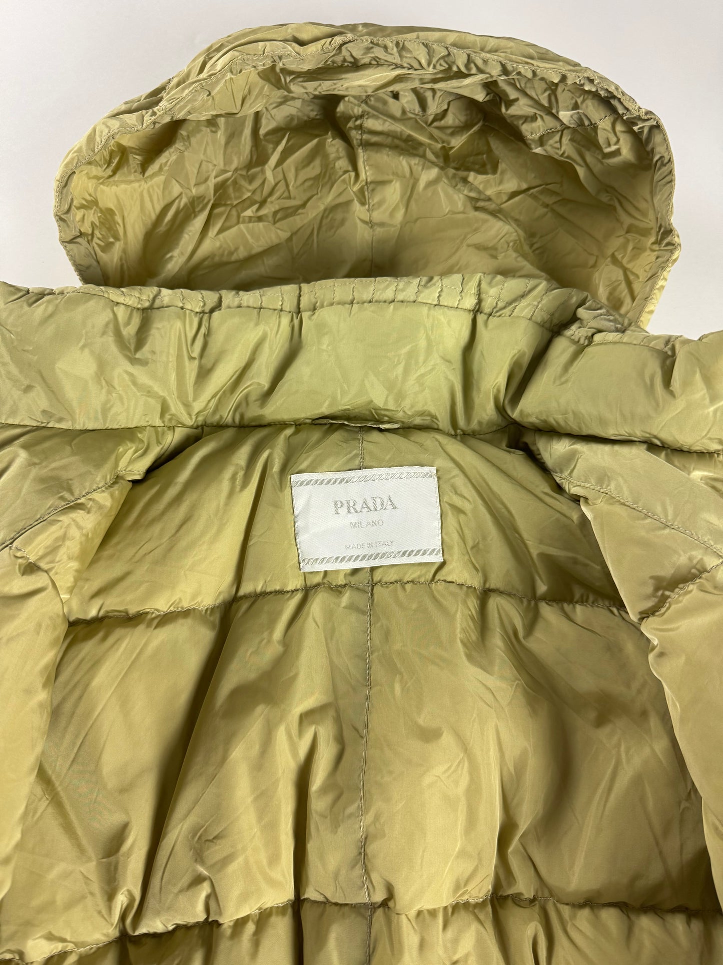 Prada Grid Padded Nylon Puffer Jacket FW 1995 - S