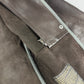 Louis Vuitton Dark Brown Light Leather Trucker Buttoned Jacket 2000s - L