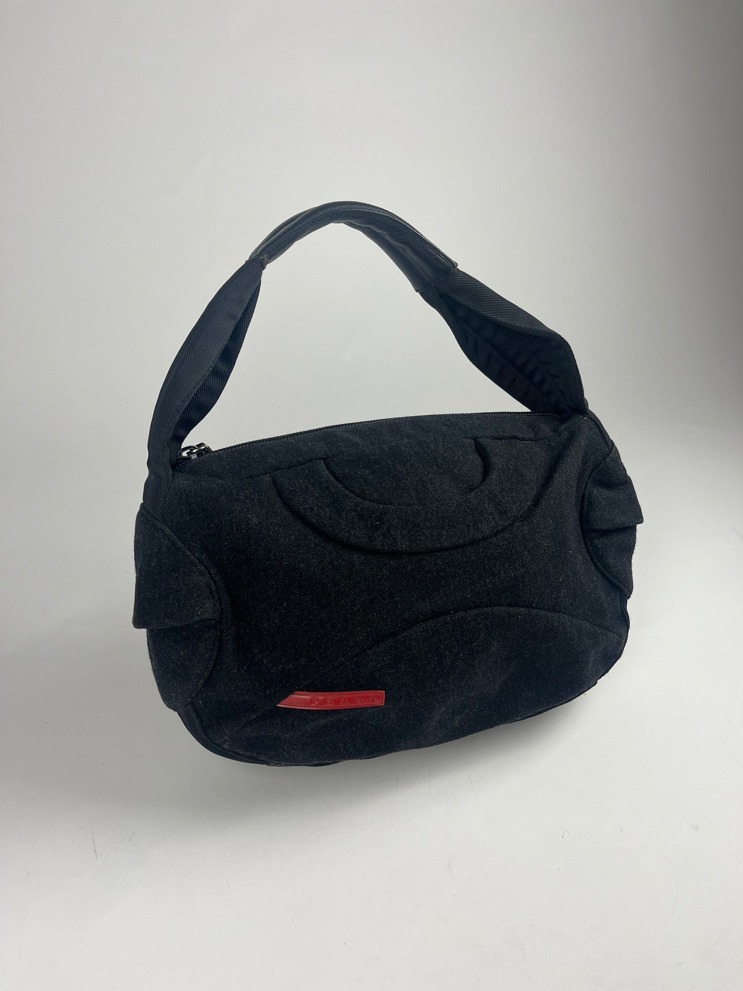 Prada Linea Rossa Wool Bag FW 1999 - OS