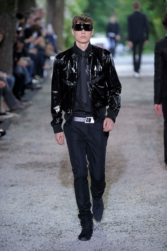 Dior Homme Kris Van Assche  Fragmented Nylon Bomber Jacket SS 2009 - L