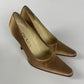 Prada Milano Patina Pump Golden Shaded Heels 1990s - 37,5 IT/38,5 EU