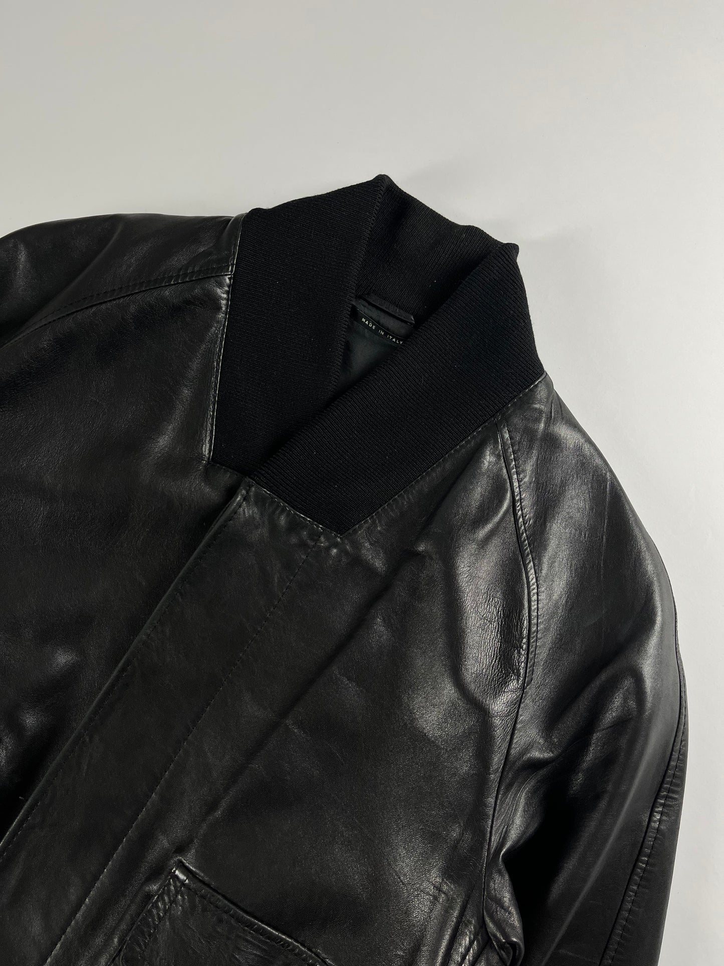 Gucci Premium Leather Shawl Collar Jacket FW 2004 - L