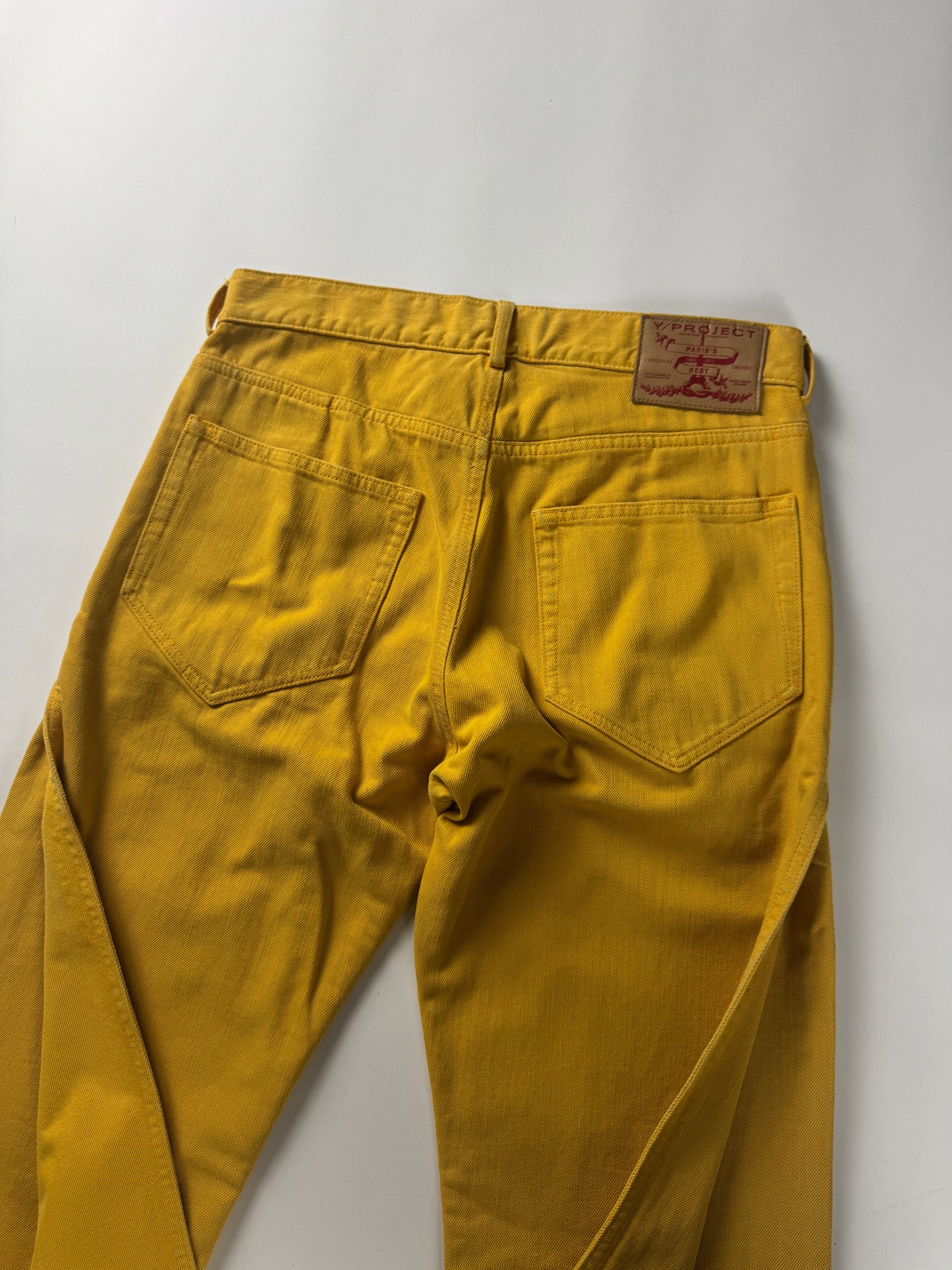 Y/Project Sample Fly Layered Yellow Pants SS 2019 - S