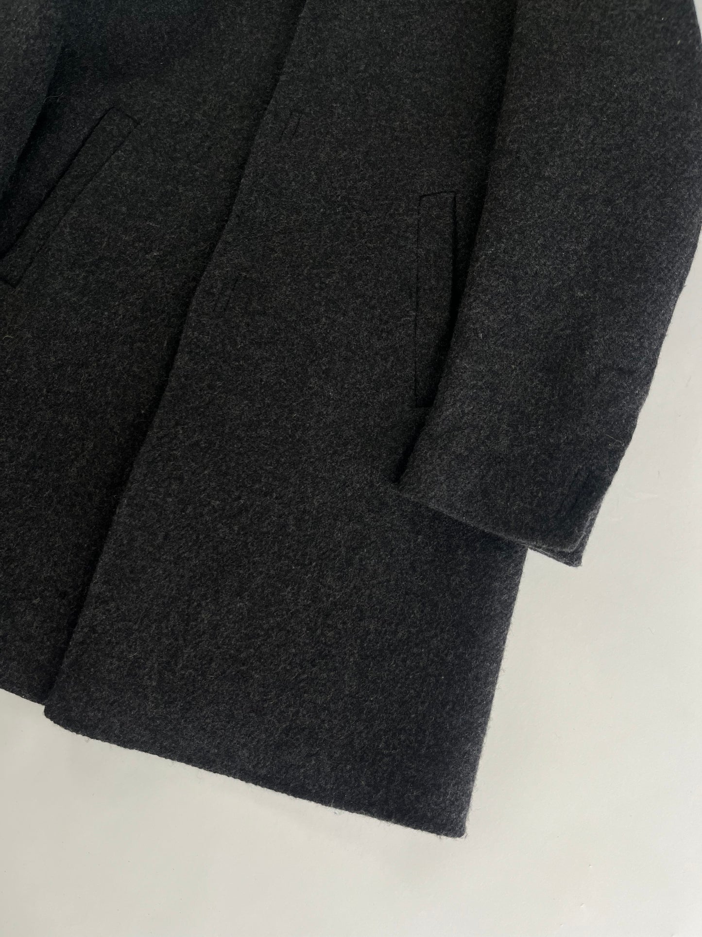Prada Pure Shadow Grey Wool Coat FW 1998 - M