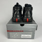 Prada Linea Rossa Black Leather Trainers FW 1999 - 39,5 IT/40,5 EU