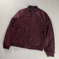 Prada Backside Triangle Logo Reversible Soft Bordeaux Leather Bomber Jacket FW 2017 - M
