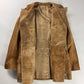 Prada Camel Tawny Double Breasted Pony Hair Leather Coat FW 1996 - M