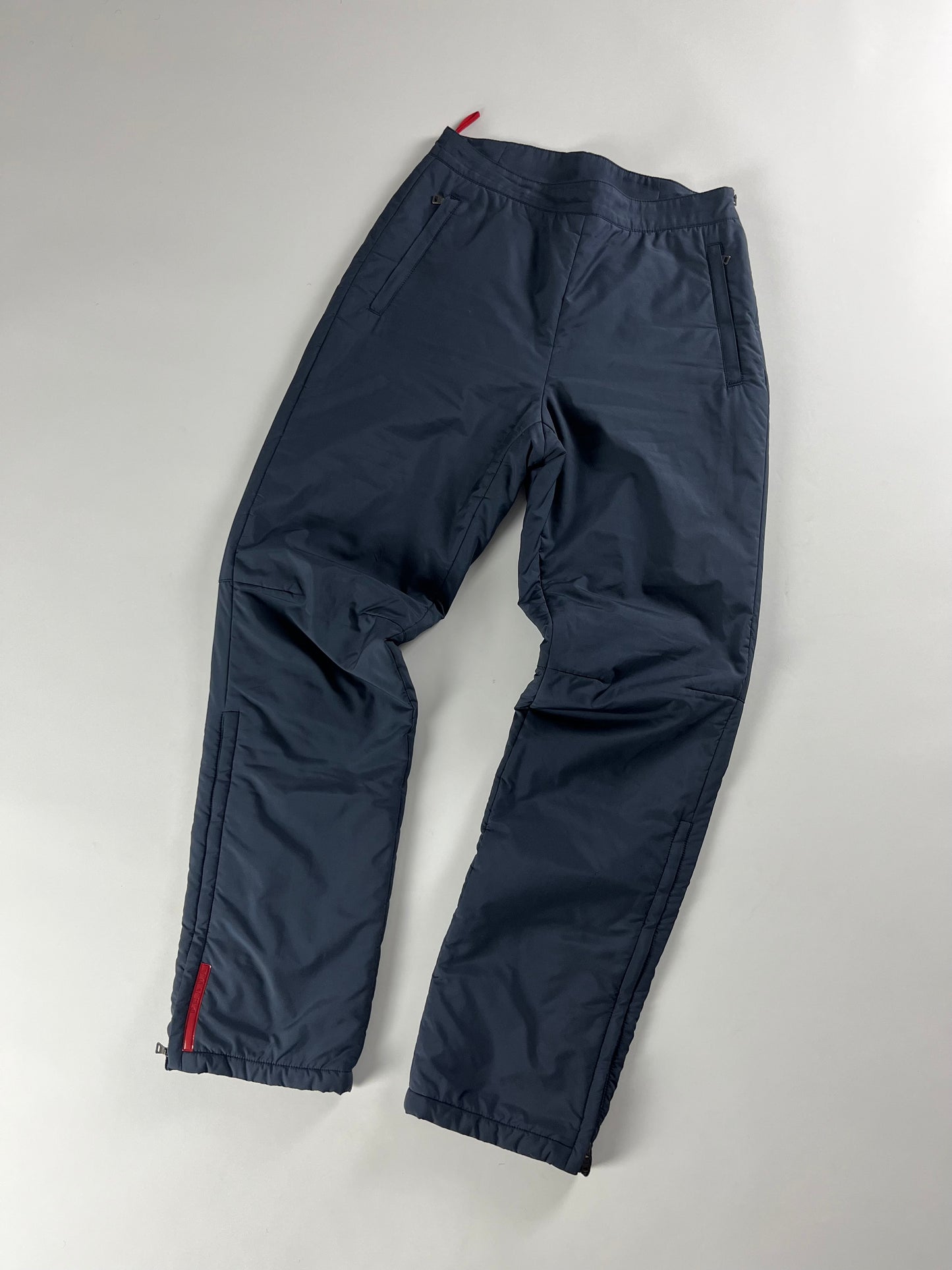 Prada Linea Rossa Nylon Flare Pants SS 2000 - M