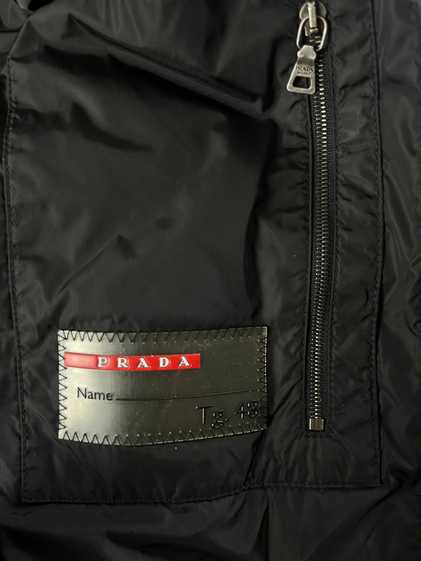 Prada Black Work Nylon Jacket FW 2008 - M