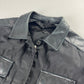 Prada Multi Pockets Leather Collar Officer Jacket FW 1994 - L