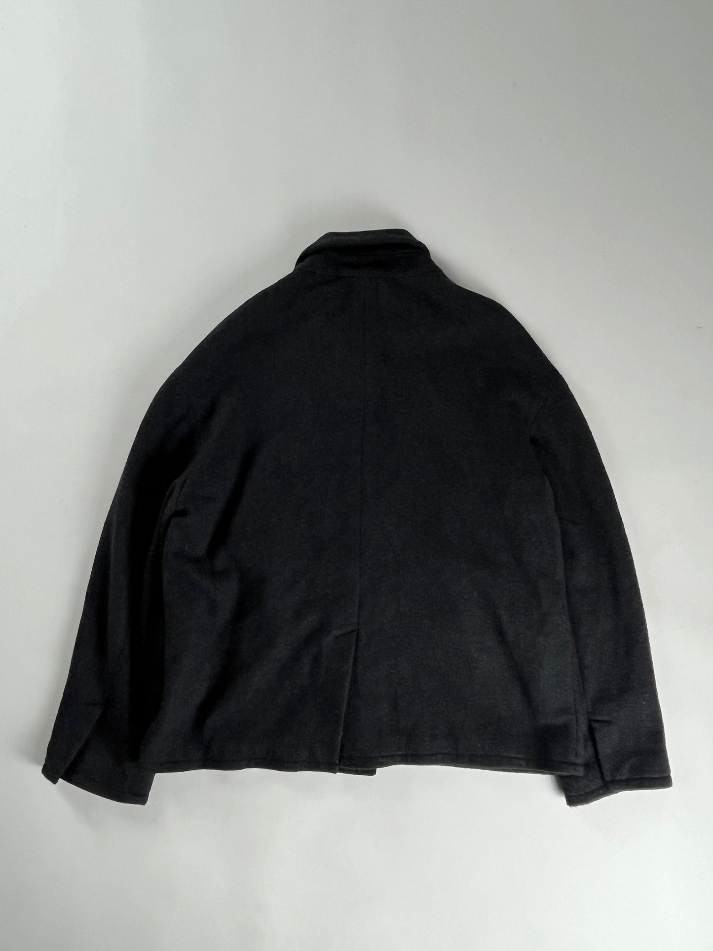 Prada Brushed Wool Strap Minimalist Strapped Jacket FW 1998 - S