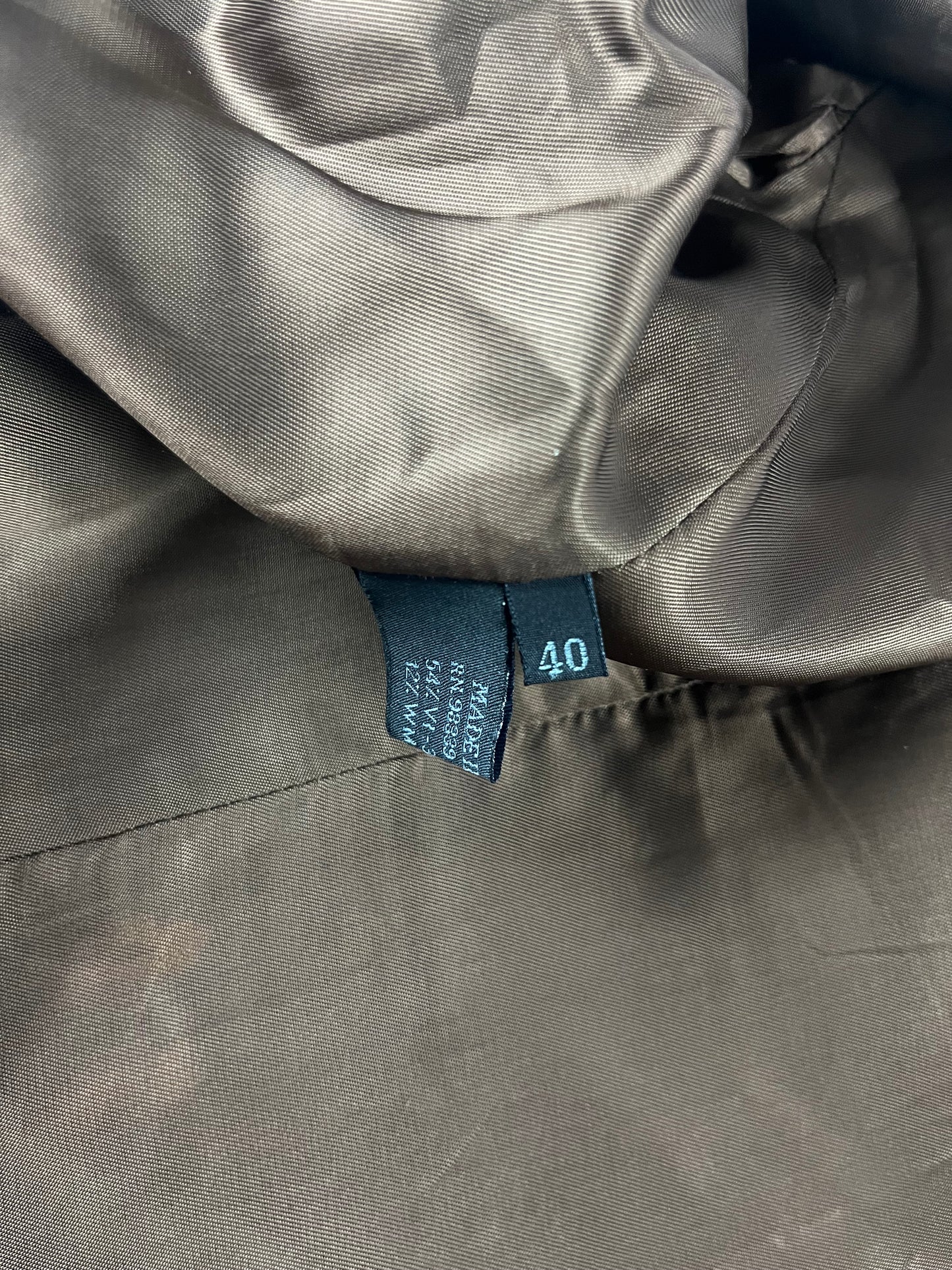 Prada Nylon Buttoned Light Work Zip Jacket FW 1999 - XS