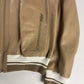 Dior Homme Camel Leather Bomber Varsity Jacket SS 2010 - L