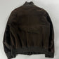 Prada Brown Premium Leather Bomber Jacket 2000s - L