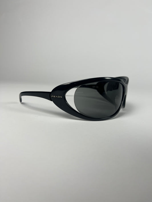 Prada Black Gap Vision Sunglasses - OS