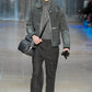 Louis Vuitton Sample Hybrid Patched Leather Pure Suede High Collar FW 2008 - S