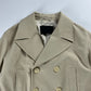 Prada Ivory Double Breasted Officer Overcoat FW 1995 - M