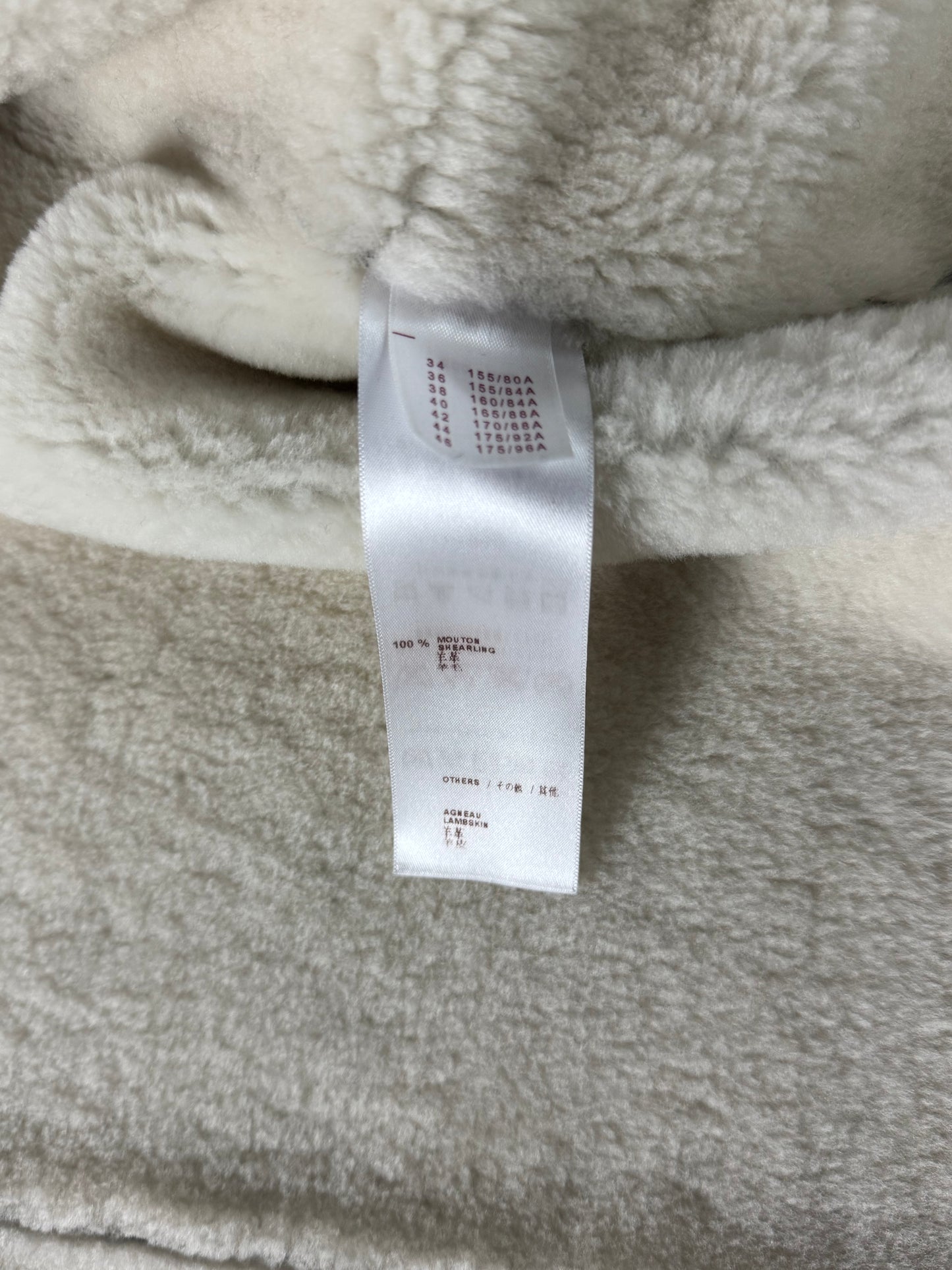 Louis Vuitton Nicolas Ghesquière Shearling Fur Trimmed Coat FW 2015 - S