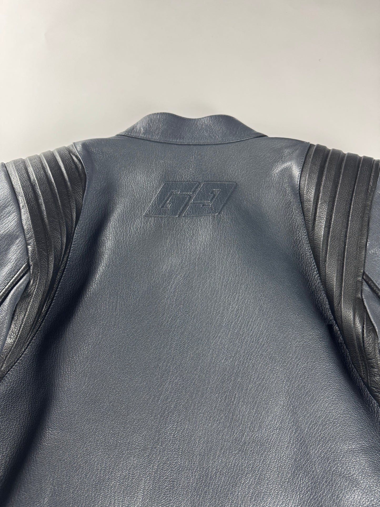 Gucci Sample Alexandro Michele Elbows & Shoulders Strong Pads Leather Biker Jacket FW 2023 - M