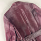 Prada Wine Bordeaux Leather Belted Pony Hair Leather Coat FW 2000 - XS