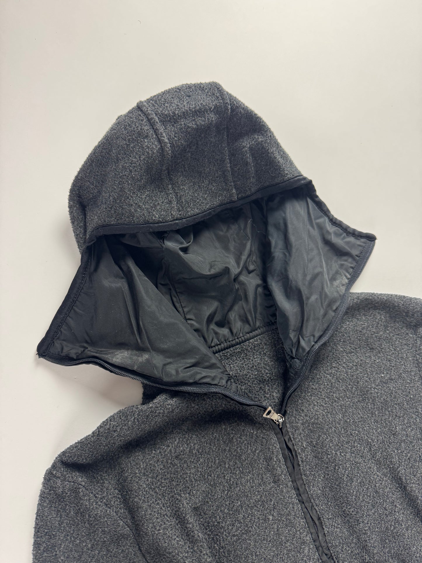 Prada Linea Rossa Wool Balaclava Full Zipper Hoodie - S