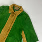 Prada Two Tones Suede Leather Short Sleeve Bowling Shirt Jacket SS 2013 - M
