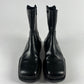Prada Black Leather Square Toe High Boots FW 1999 - 9 IT/44 EU