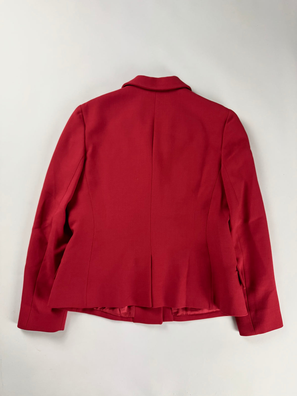 Prada Red Buttoned Stitches Blazer Jacket FW 1998 - S