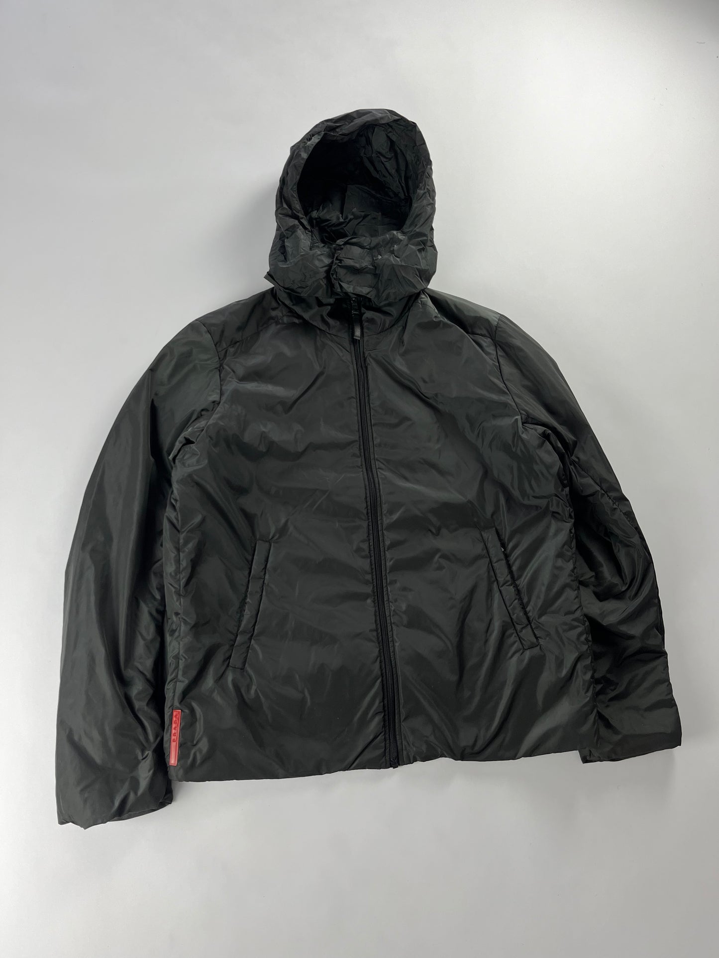 Prada Linea Rossa Amovible Nylon Puffer Jacket FW 2010 - XL