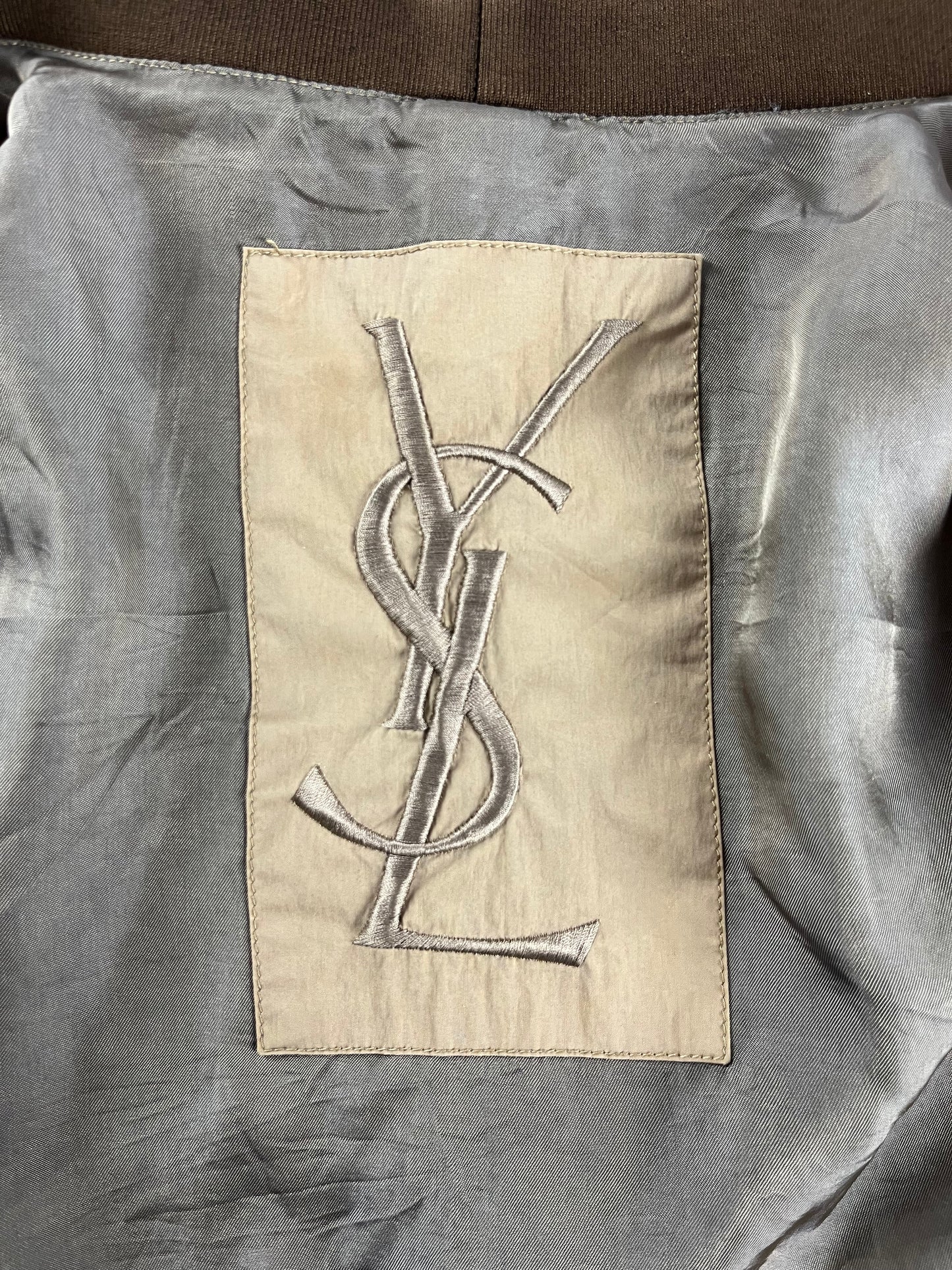 Yves Saint Laurent "I Gotta Feeling" Modern Heritage Bomber Jacket FW 2007 - L
