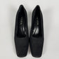 Prada Soft Black Square Toe Heels 1990s - 38,5 IT/39 EU