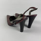 Prada Crocodile Leather Effect Pumps Heels 2000s - 38 IT/39 EU