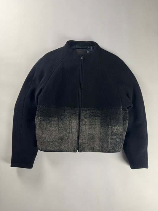 Prada Gradient Virgin Wool Ombré Zipper Jacket FW 2007 - M