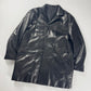 Prada Black Pure Soft Thick Leather Long Coat FW 1998 - L