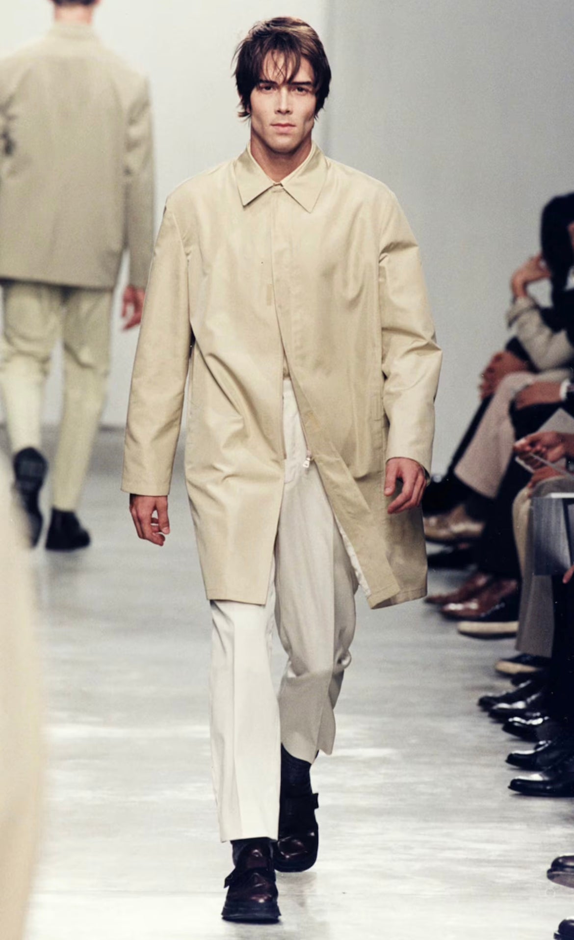 Prada Nylon Strapped Long Light Jacket SS 1998 - XL