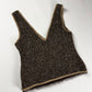 Prada Wool Tweed V Collar Top FW 2000 - M