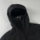 Prada Linea Rossa Black Balaclava Riot Long Jacket FW 1999 - M