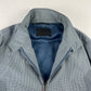 Prada Grid Checkered Nylon Bomber Jacket SS 2017 - M