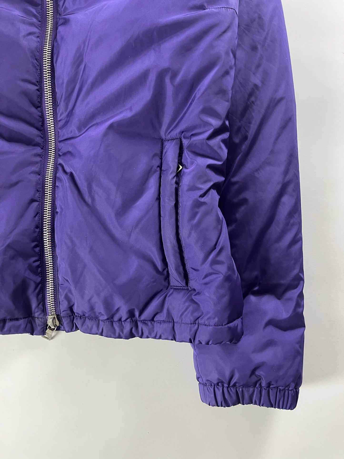 Prada Purple Turtleneck Down Jacket - S