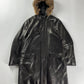 Prada Belted Premium Leather Fur Long Jacket FW 1999 - M