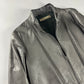 Miu Miu Metallic Leather Double Zip Coat FW 1999 - S