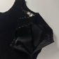 Yves Saint Laurent Suede Leather Sewing Tank Top 1990s - S