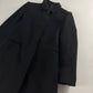 Prada Black Double Stitches Tailored Coat FW 1998 - XS