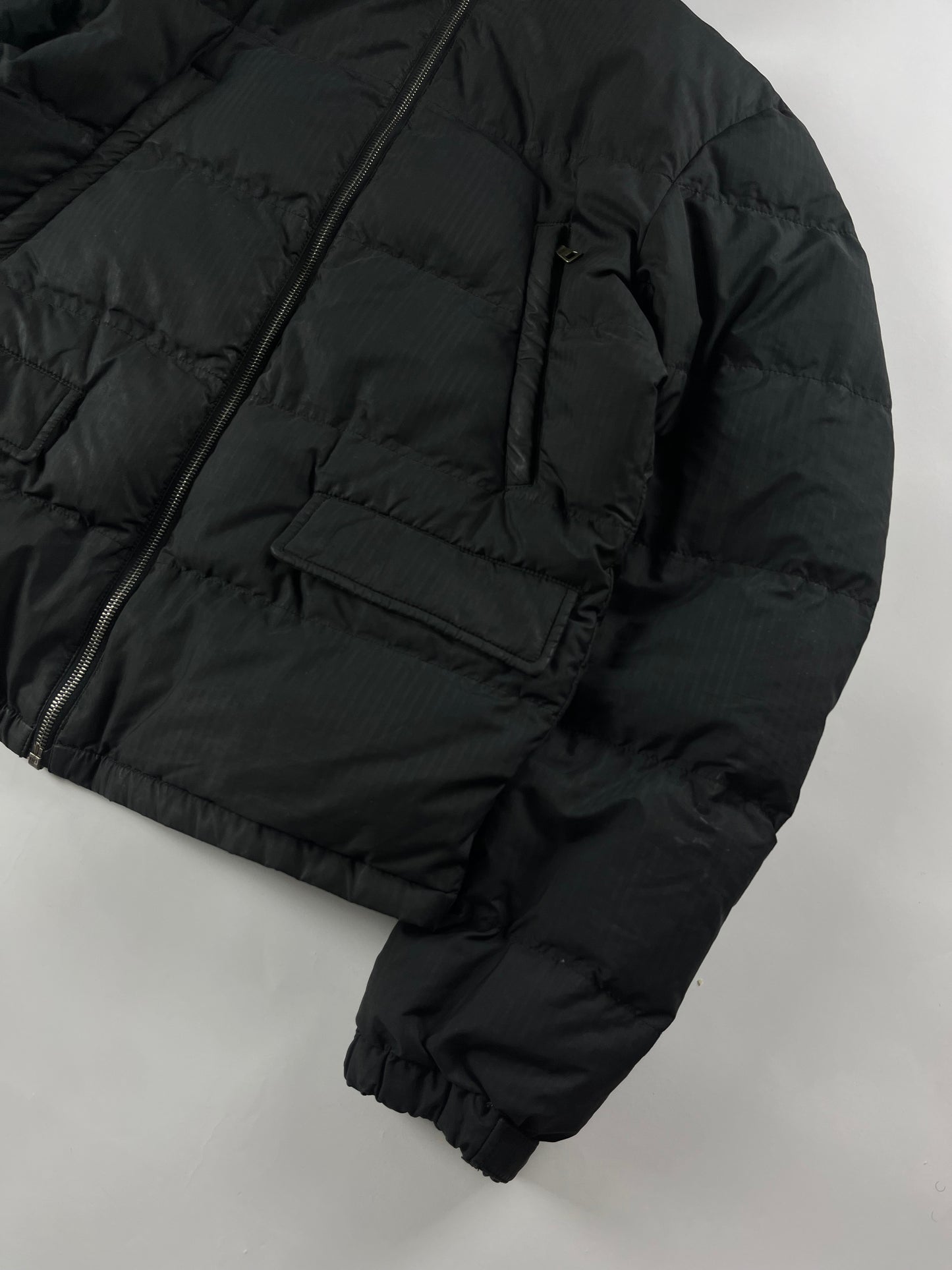 Prada Linea Rossa Dark Grey Puffer Jacket FW 2009 - L