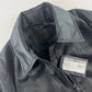 Prada Navy Double Zip Officer Minimalist Trucker Jacket SS 2008 - XS