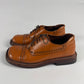 Prada Camel Leather Square Toe Low Shoes FW 1999 - 36 IT/37 EU