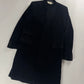 Jean Paul Gaultier Puissance Two Minimalist Dark Velvet Mandarin Collar Coat 2000s - M
