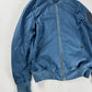 Rick Owens Sample Blue Aviator Bomber Jacket - L