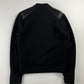 Prada Wool Zipper Leather Shoulders Jacket FW 2011 - M